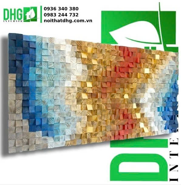 TRANH GỖ MOSAIC – NGHỆ THUẬT TỪ NHỮNG MẢNH GỖ TỰ NHIÊN