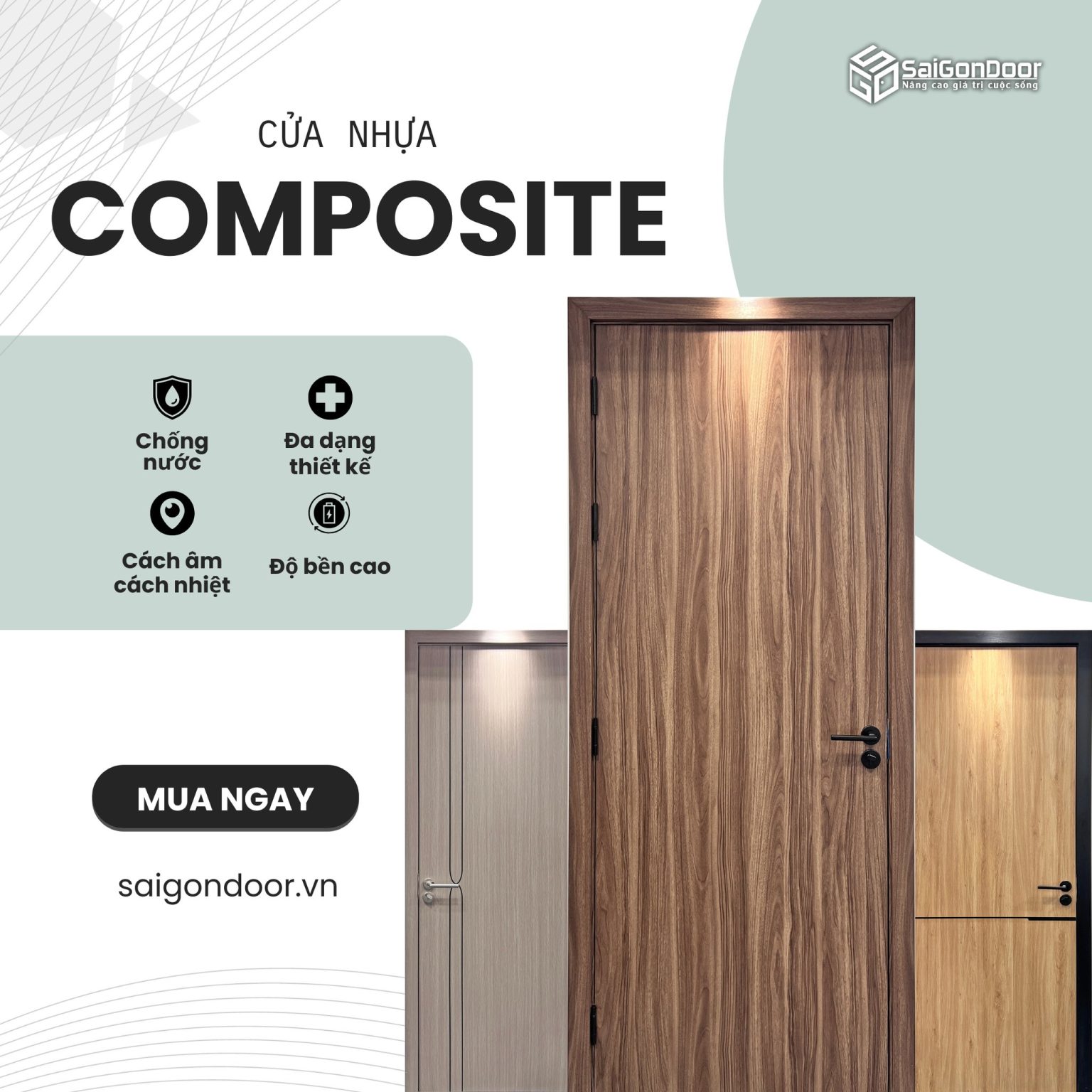 Cửa Nhựa Composite: Giải Pháp Hoàn Hảo Cho Không Gian Hiện Đại