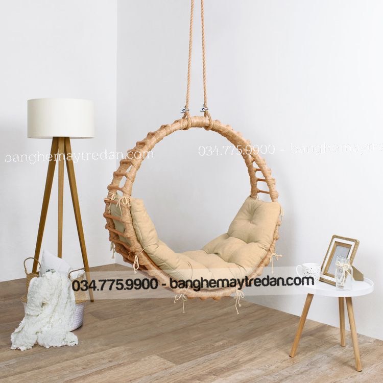 Ghế đu treo mây tự nhiên