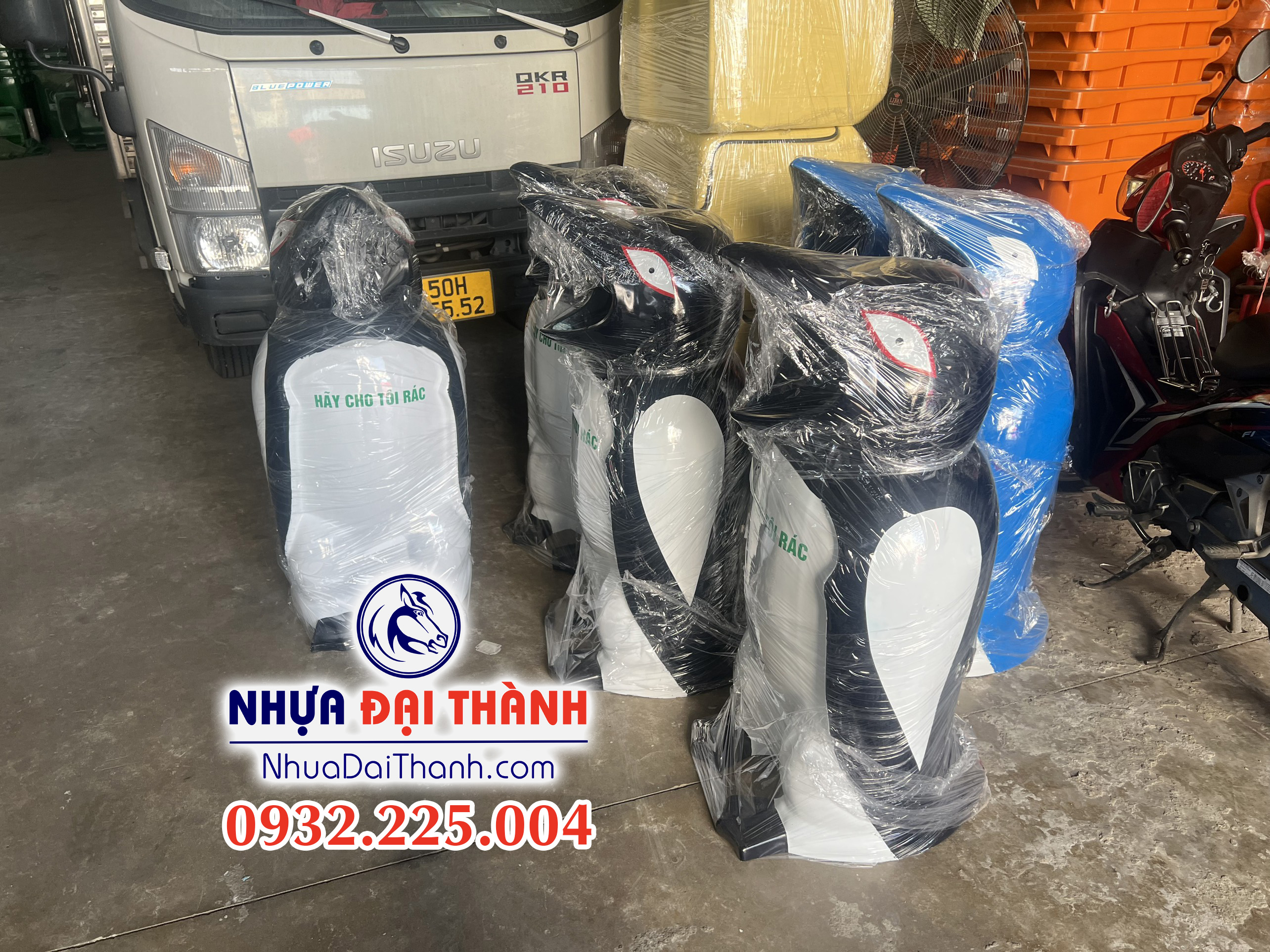 Thùng rác hình thú nhiều mẫu siêu xinh-Nhựa composite cao cấp