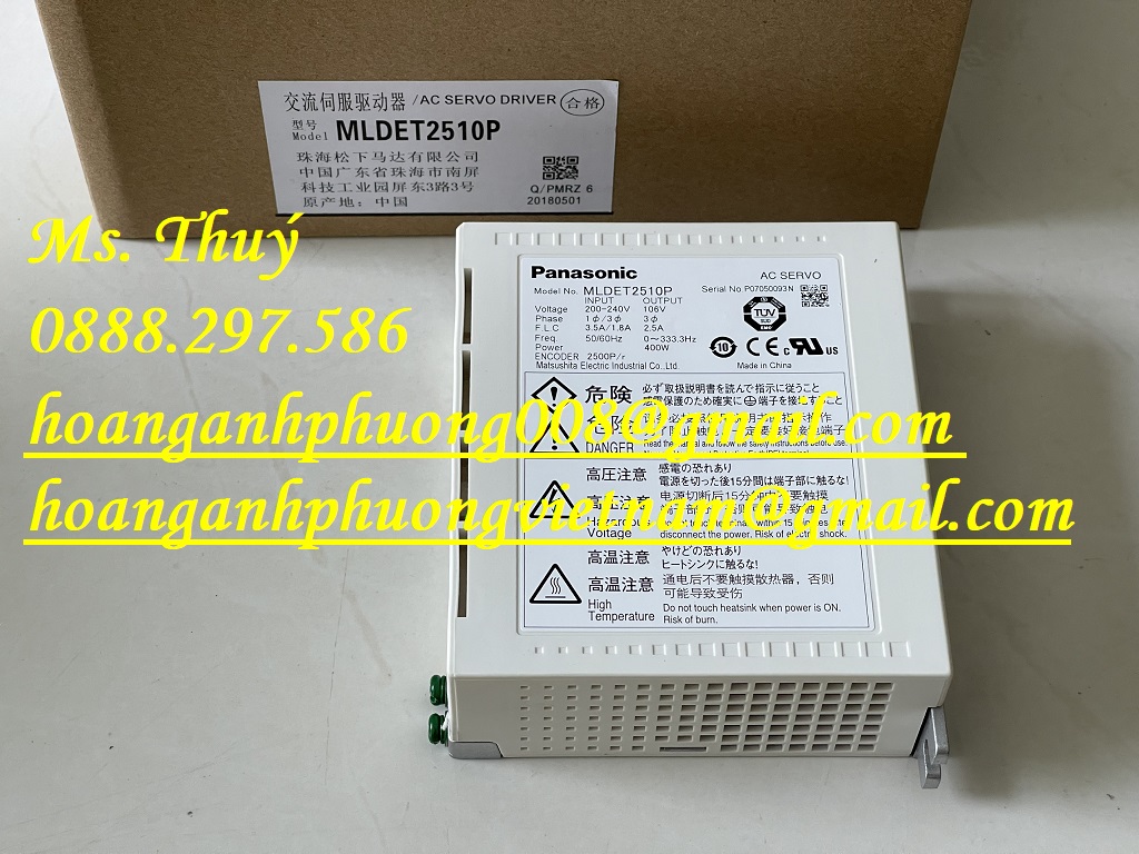 Thiết bị chính hãng - Servo Diver Panasonic MLDET2510P