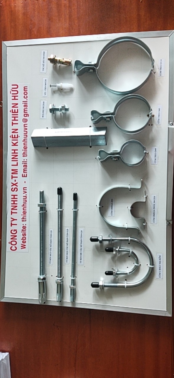 Cùm treo ống (thép mạ kẽm / inox 304)