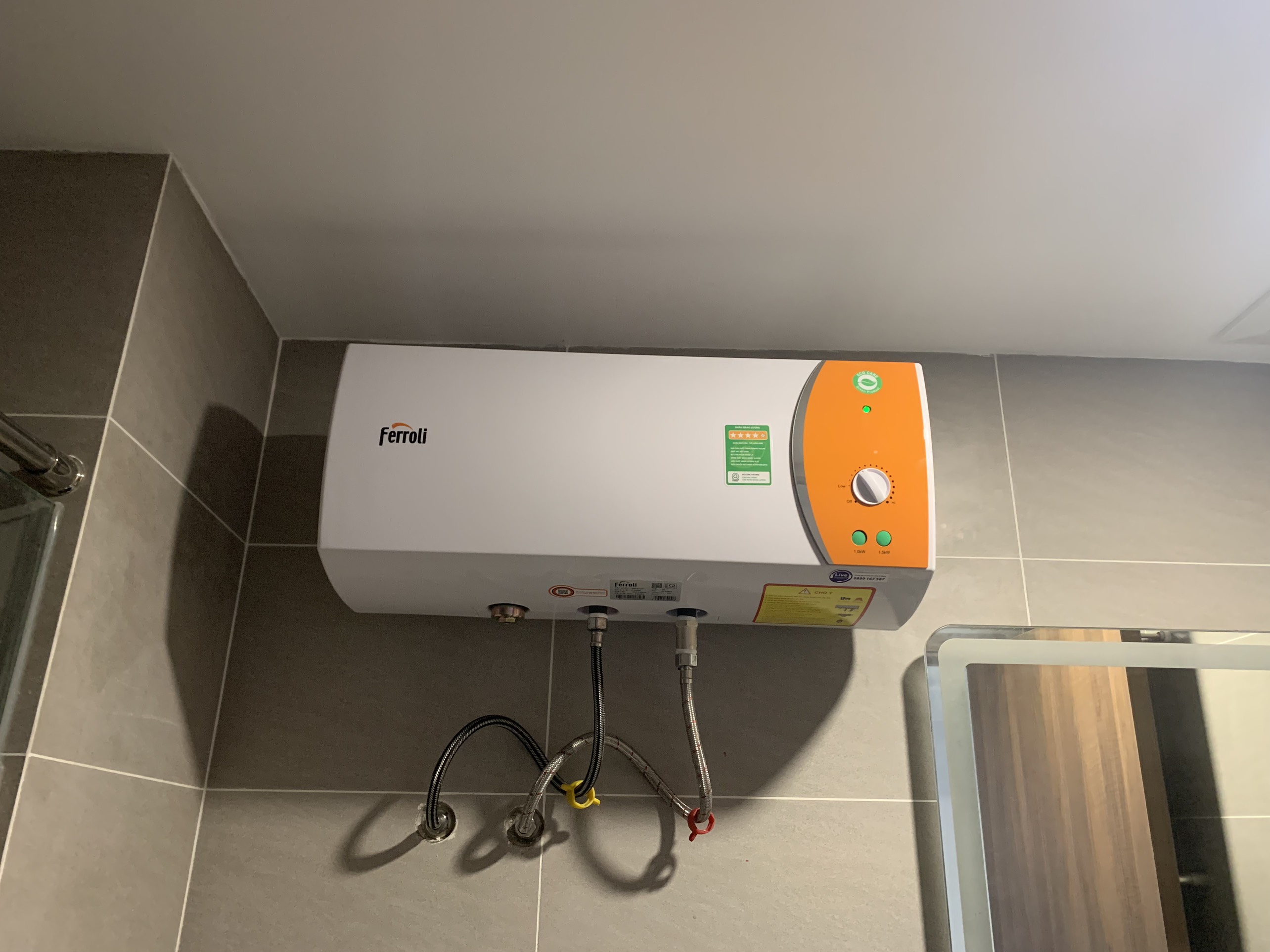 BÌNH NÓNG LẠNH FERROLI VERDI-TE 20L