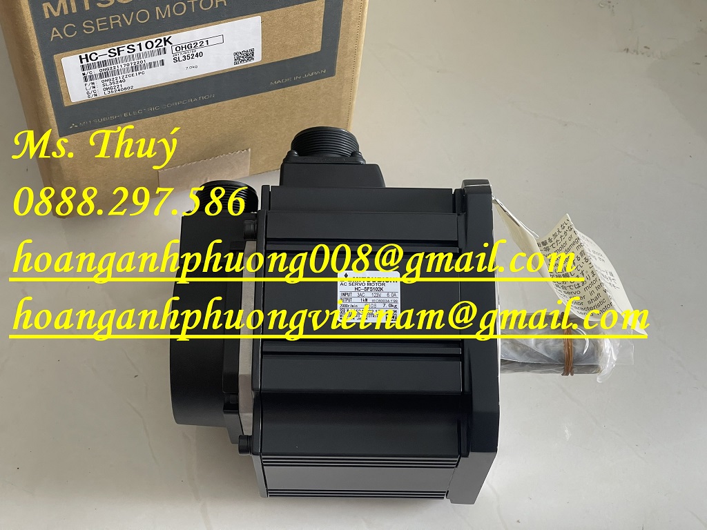 Động cơ HC-SFS102K - Hàng Mitsubishi mới 100% - Giao toàn quốc