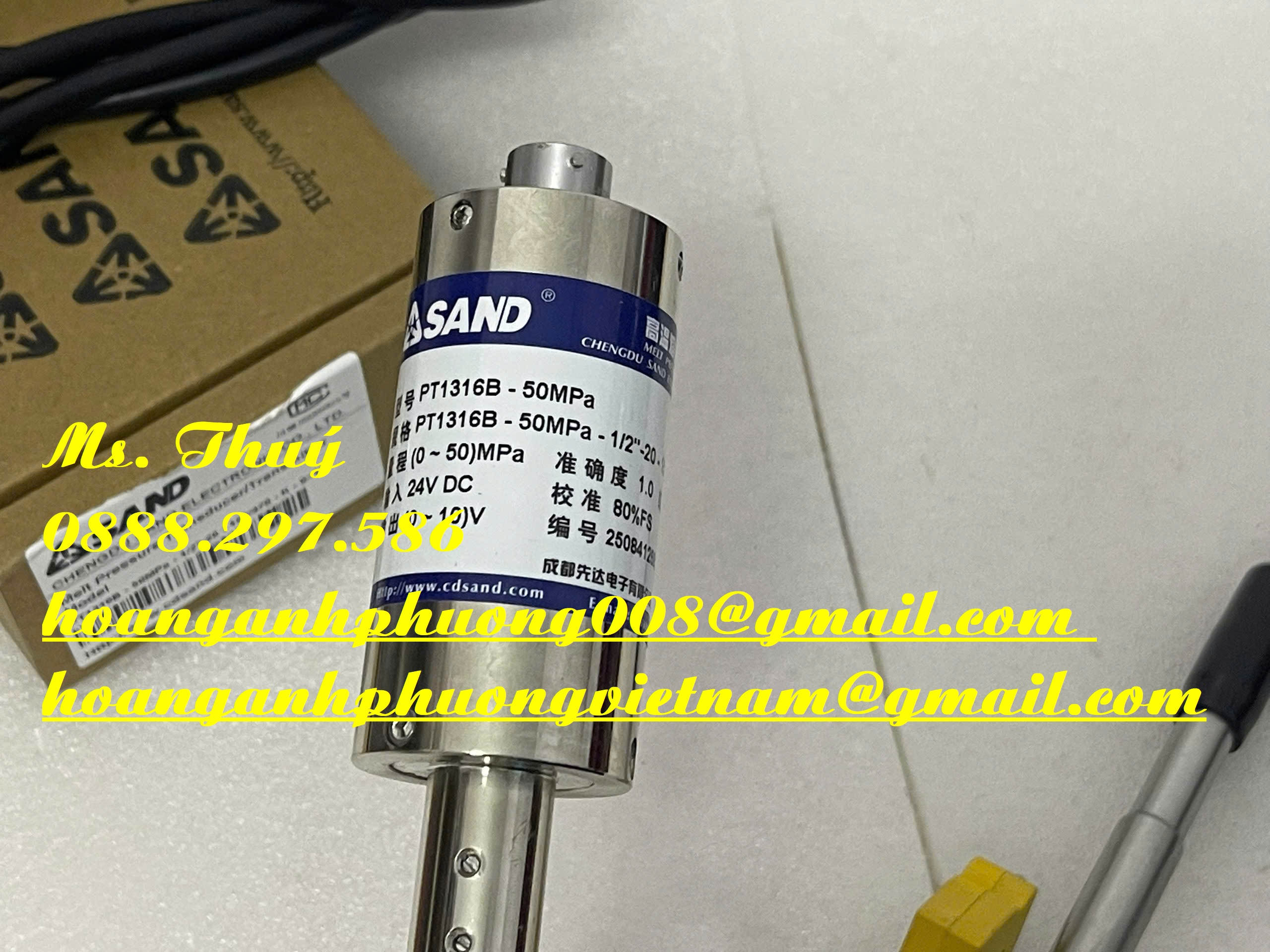 SAND PT1316B-50MPa-1/2"-20-150/470-K - Cảm biến giá ưu đãi