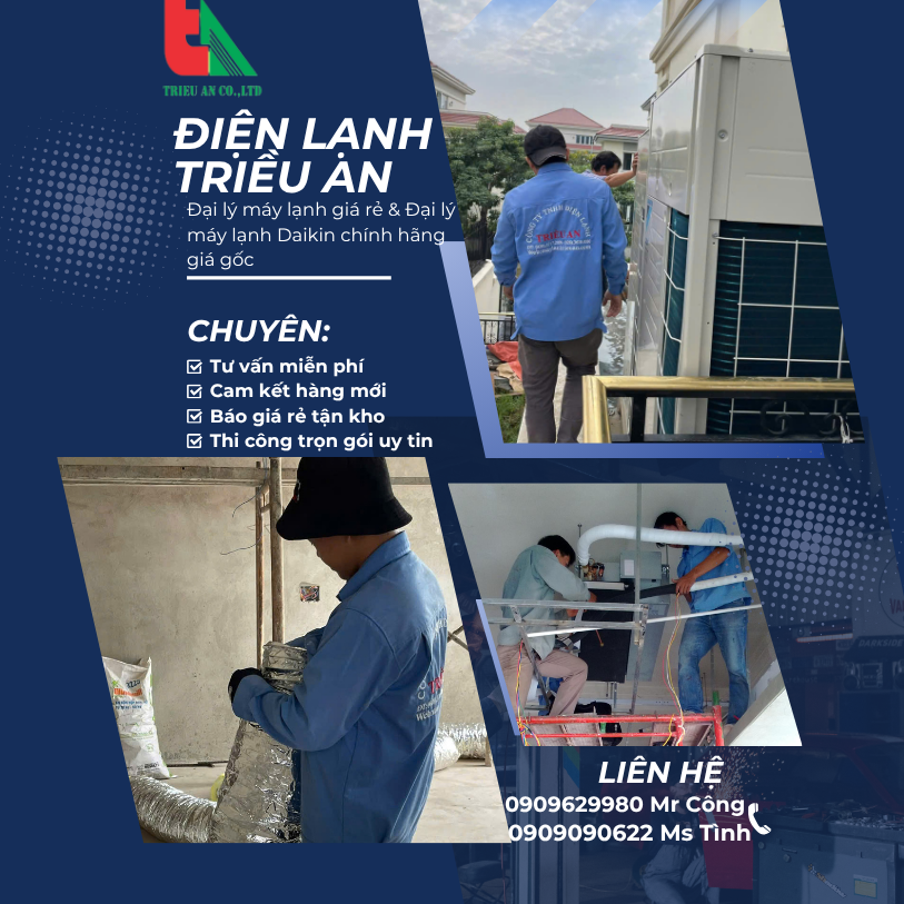 Bảng giá máy lạnh giấu trần Daikin Inverter mới nhất 2025