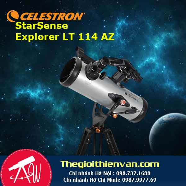 Kính thiên văn phản xạ Celestron STARSENSE LT 114AZ