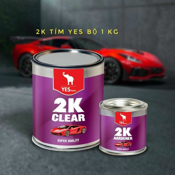 Dầu Bóng 2K Tím Yespaint