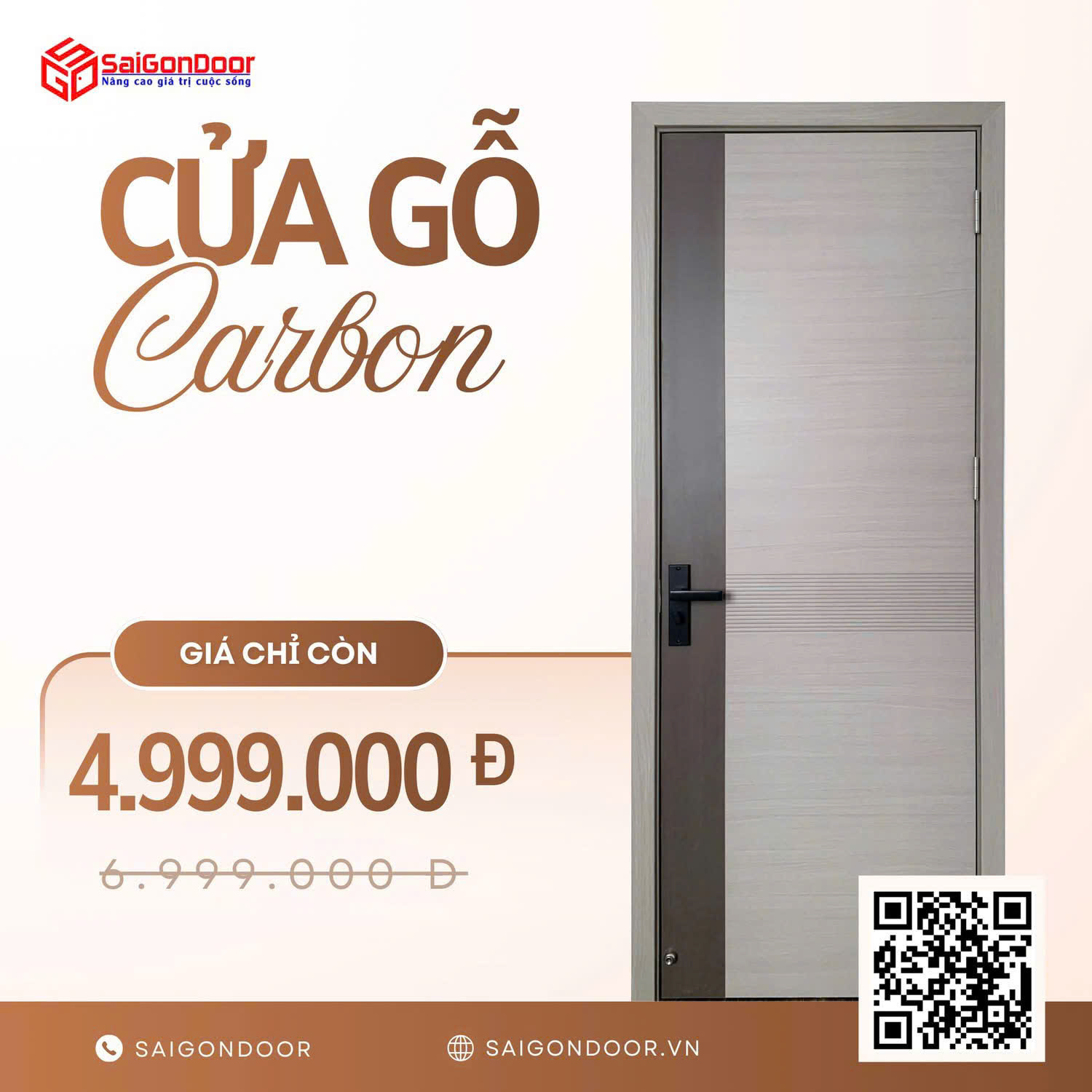 Cửa Gỗ Carbon: Xu Hướng Vật Liệu Mới Cho Không Gian Sống Đẳng Cấp