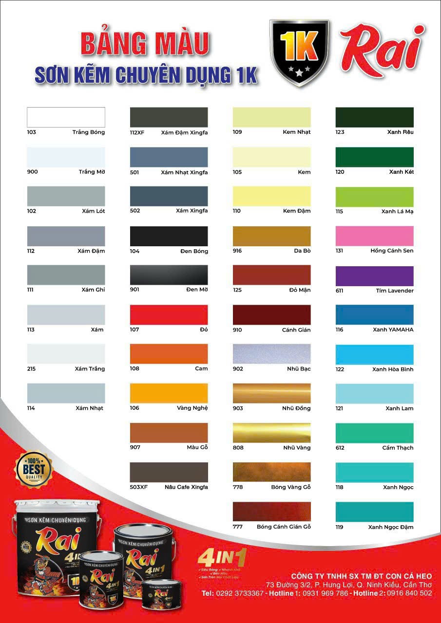 SƠN KẼM CAO CẤP 1K RAI