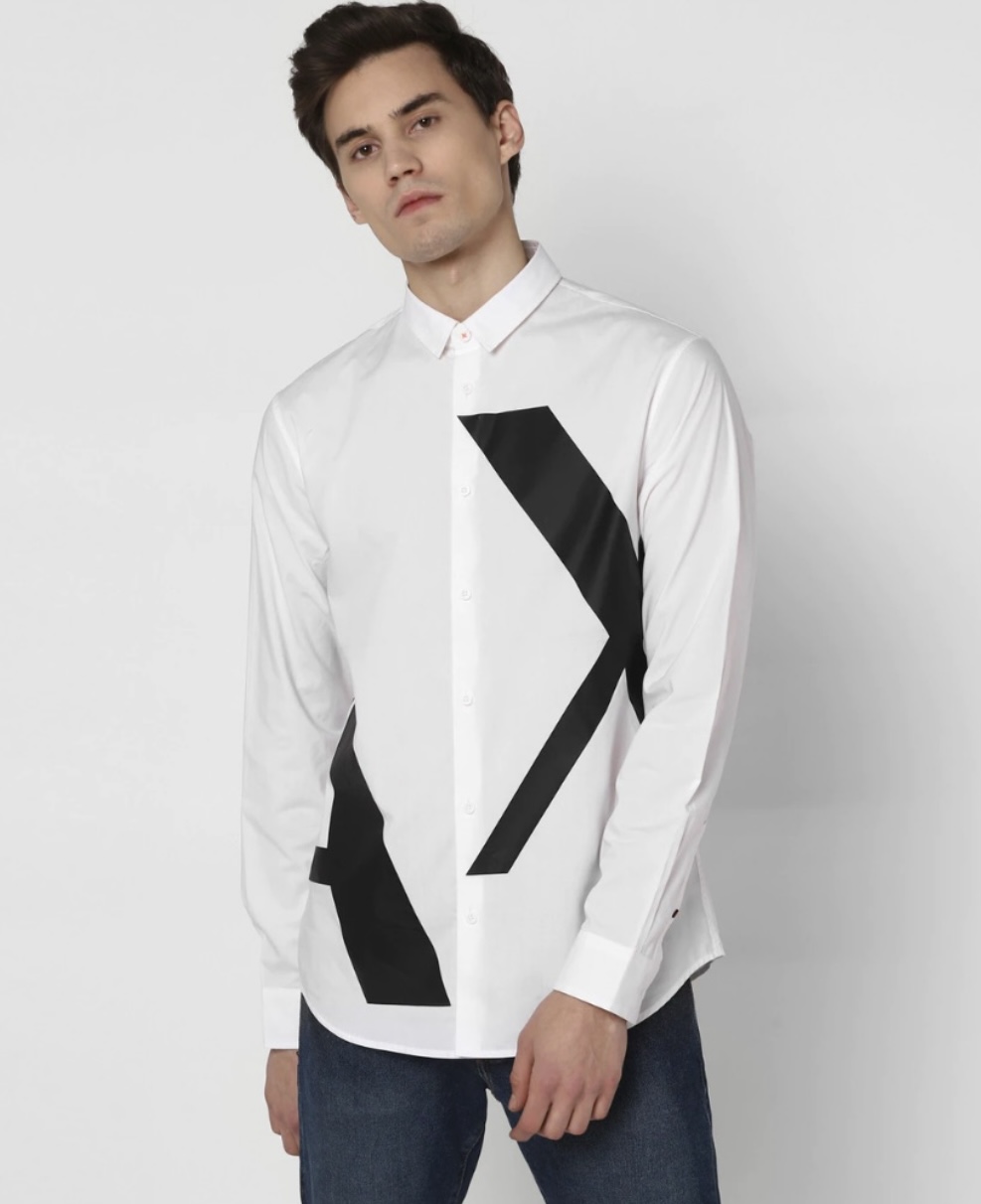 Áo Sơ Mi Tay Dài Trắng A/X chính hãng ARMANI EXCHANGE 100% SIZE XL