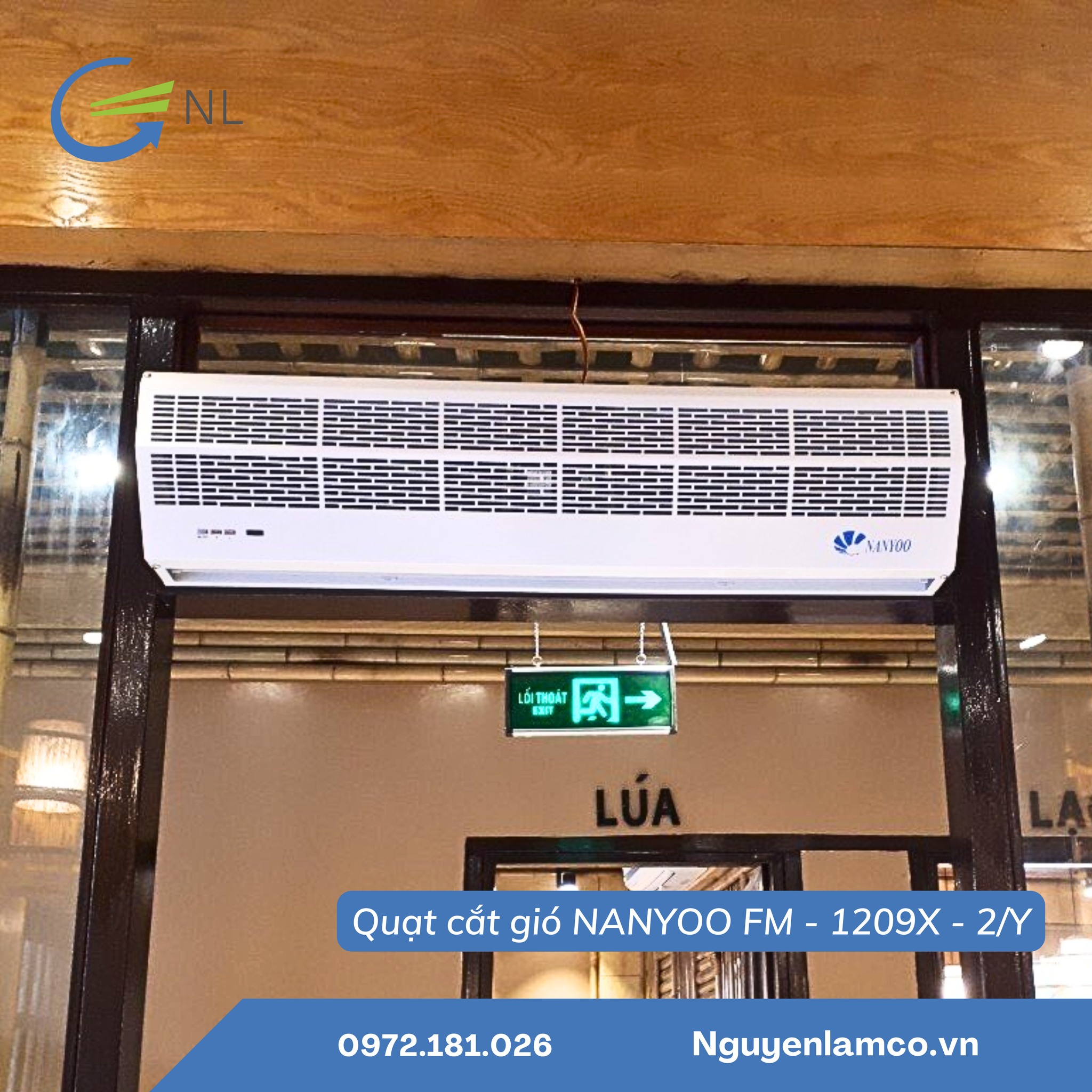 CUNG CẤP QUẠT CHẮN GIÓ NANYOO FM - 1209X - 2/Y