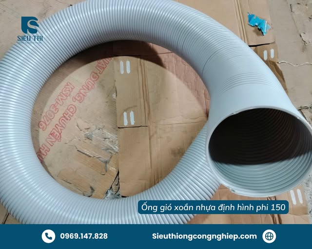 MUA ỐNG GIÓ XOẮN NHỰA ĐỊNH HÌNH PHI 150 CHẤT LƯỢNG TẠI HOÀNG MAI