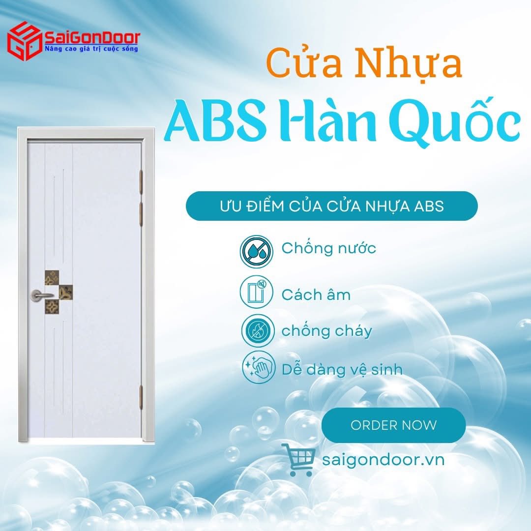 Cửa nhựa ABS Hàn Quốc: Lựa chọn tinh tế cho không gian kiến trúc hiện đại