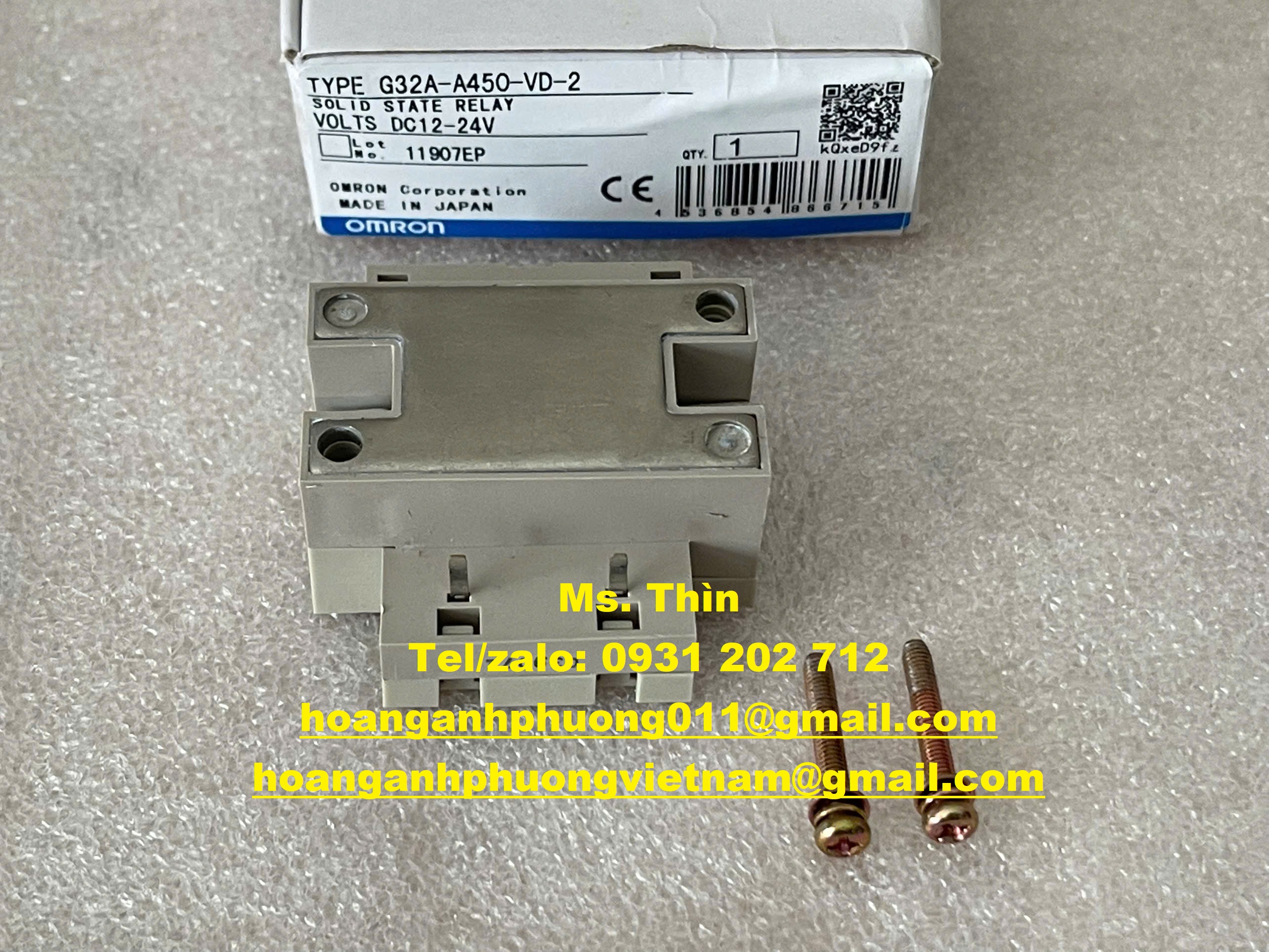 Relay G32A-A450-VD-2, hàng Omrom giá tốt