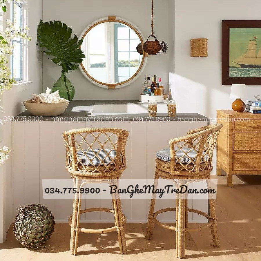 Ghế quầy bar, ghế bàn đảo sang trọng