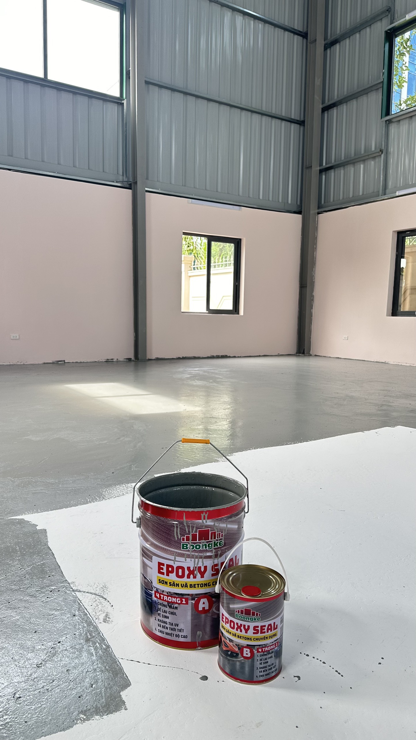 Sơn sàn và nền bê tông chuyên dụng Epoxy Seal