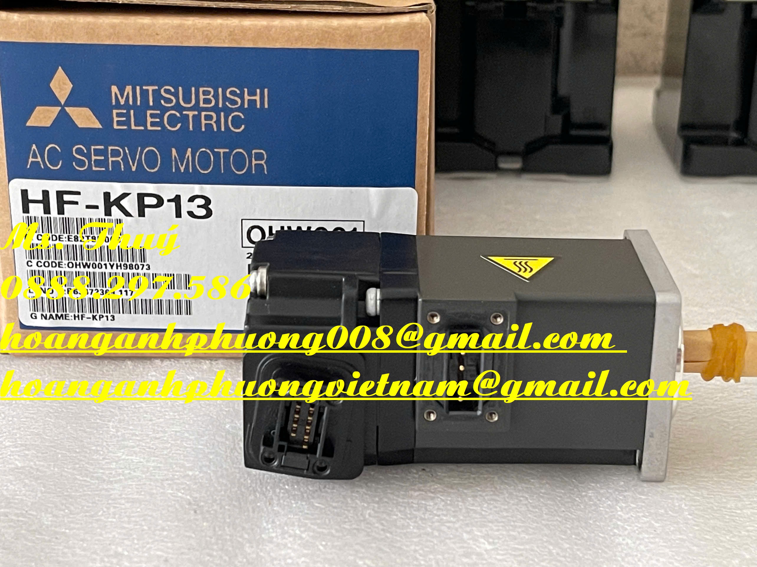 AC servo motor HF-KP13 - Mitsubishi nhập mới Japan