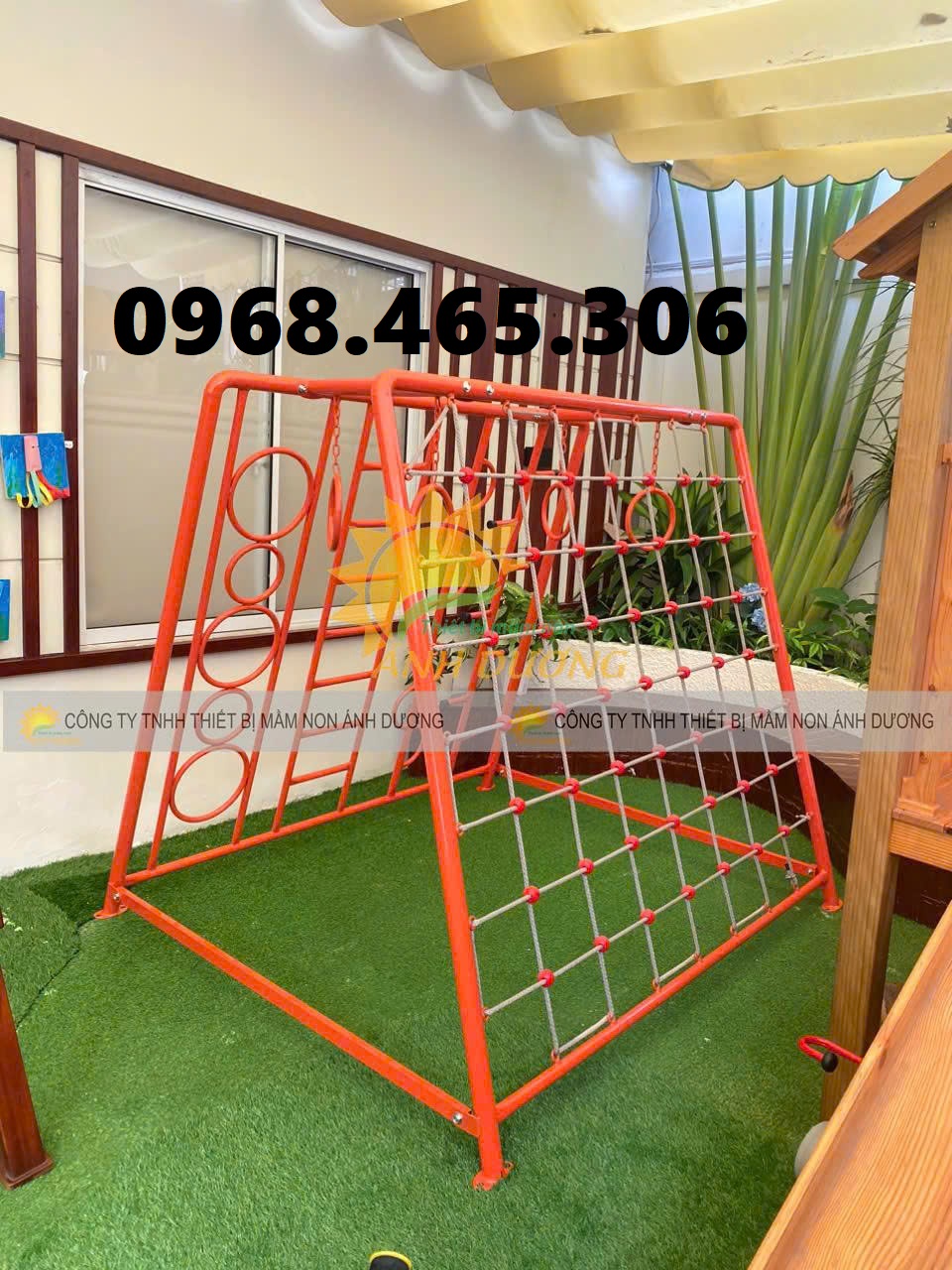 Thang leo dây mầm non, thang leo vận động trẻ em