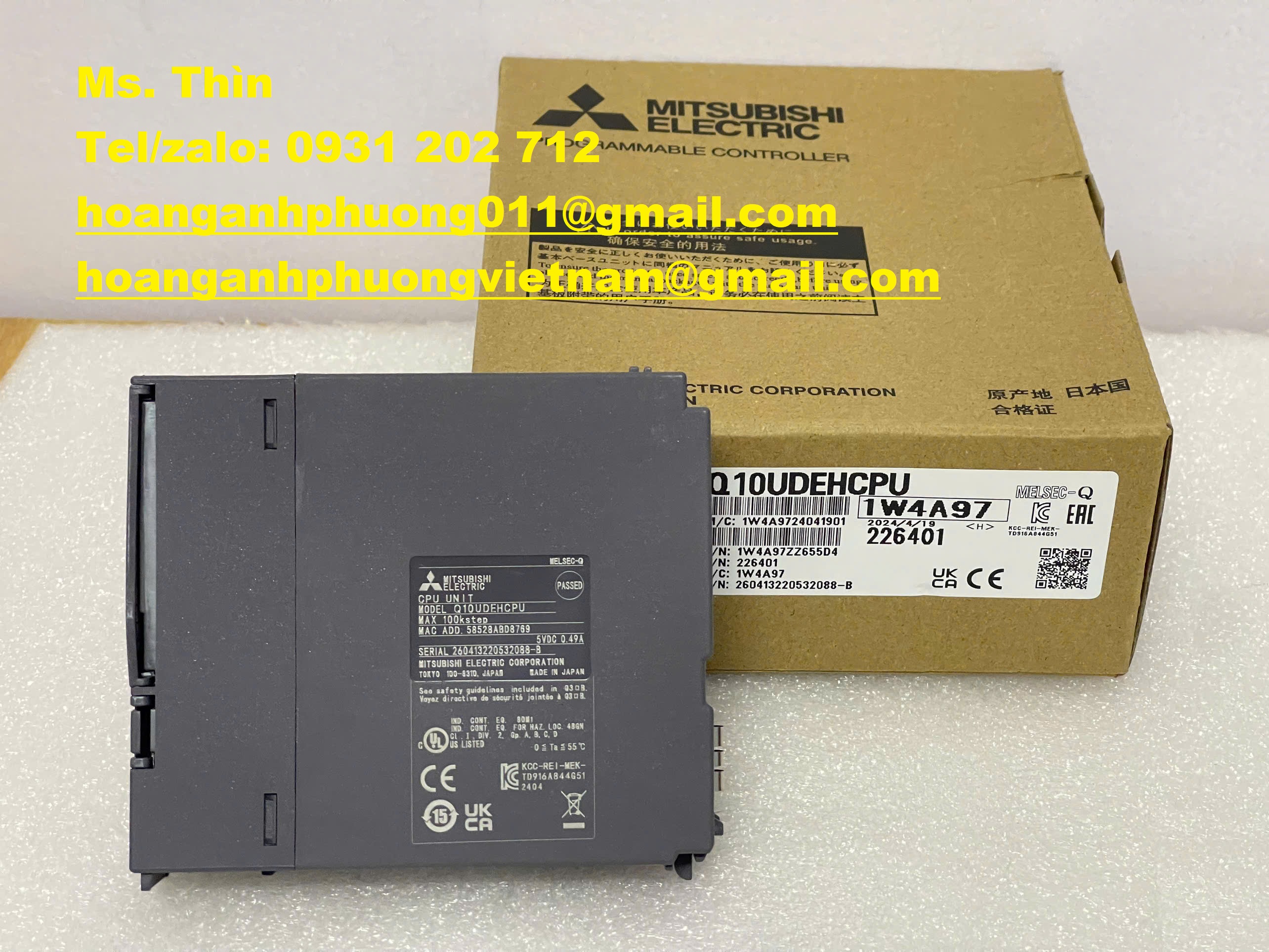 New 100% - Mô đun Mitsubishi Q10UDEHCPU - hàng nhập khẩu giá tốt