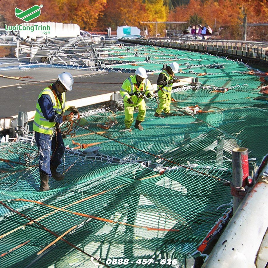 Lưới an toàn hứng vật rơi, người rơi