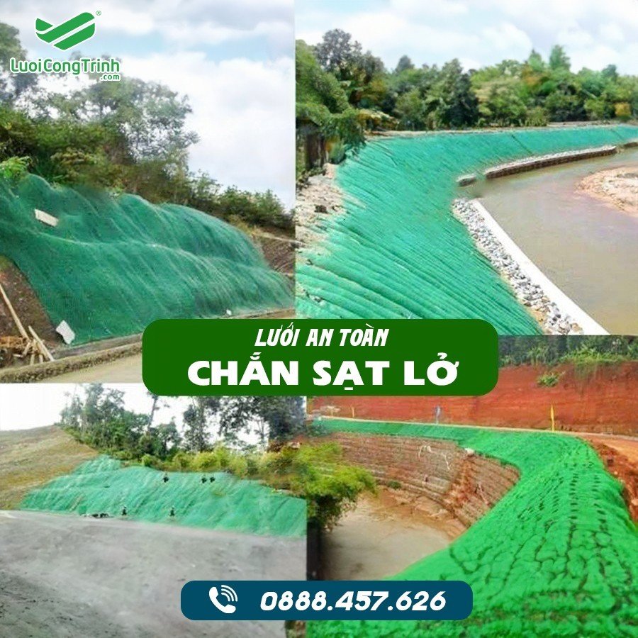 Lưới an toàn chống sạt lở của Lưới công trình