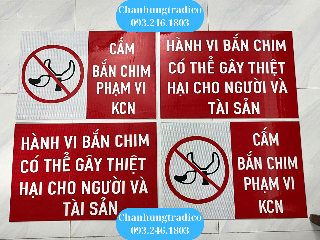 Sản xuất và cung cấp các loại biển báo giao thông phản quang