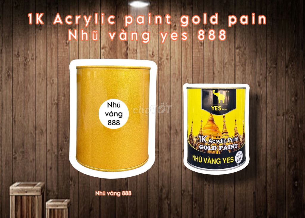 Nhũ Vàng Hệ Xăng 888 1K Yespiant