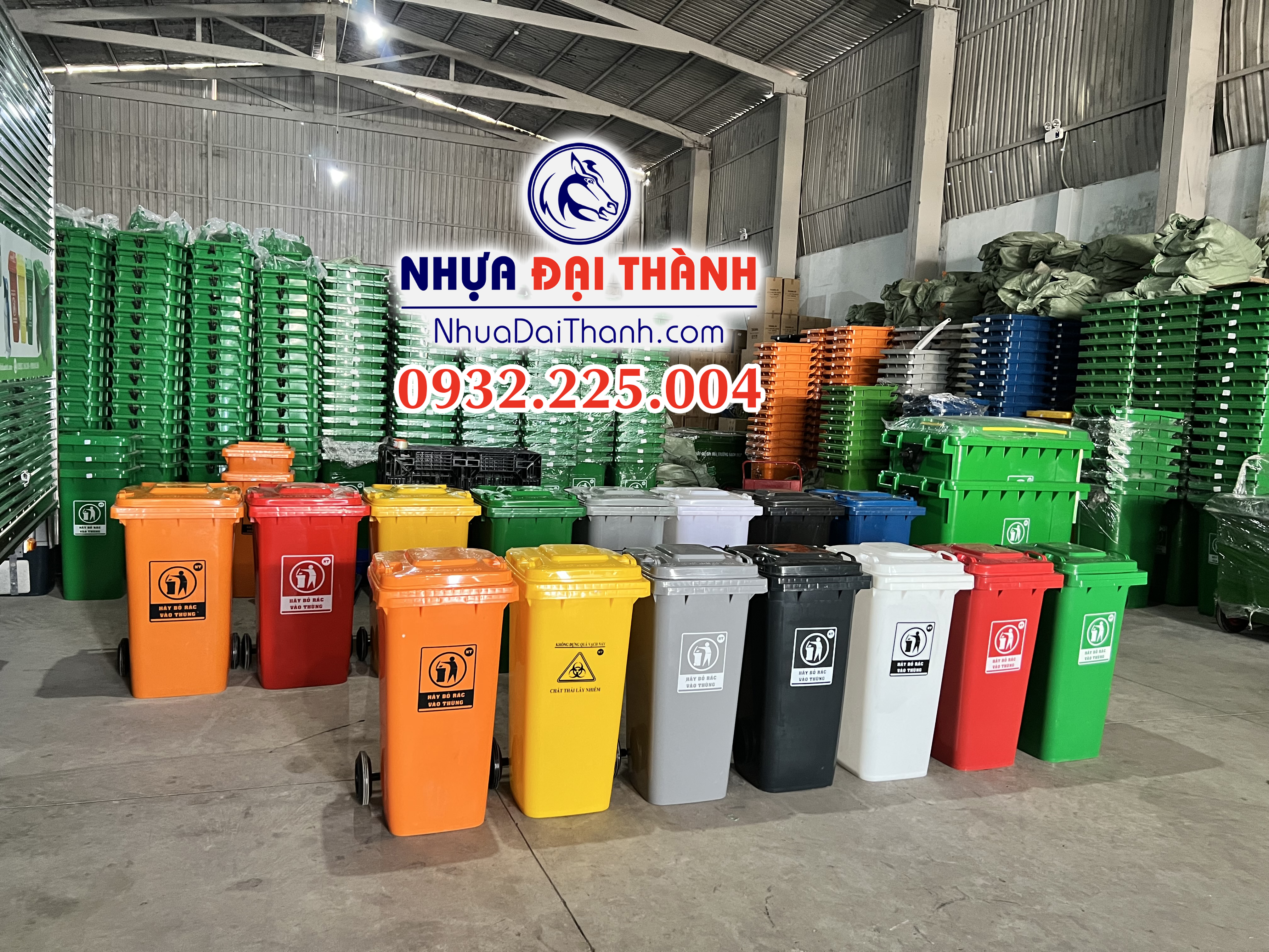 Thùng rác 120 Lít Nhựa nguyên sinh HDPE chất lượng