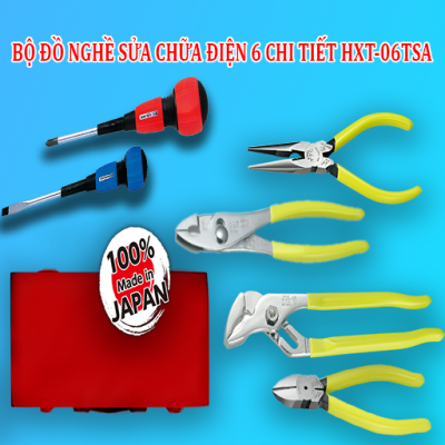 Bộ đồ nghề sửa chữa điện 6 chi tiết HXT-06TSA