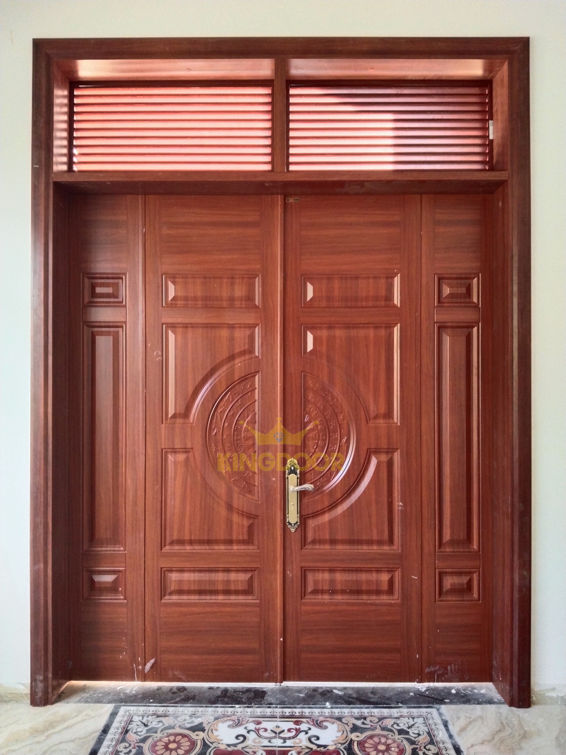 Cửa Thép Vân Gỗ Tại Huyện Cư Kuin