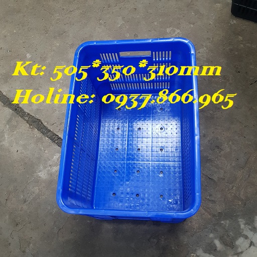 Sóng nhựa hở đáy đặc, sọt chứa hàng, sọt nhựa dùng trong may mặc,đơn