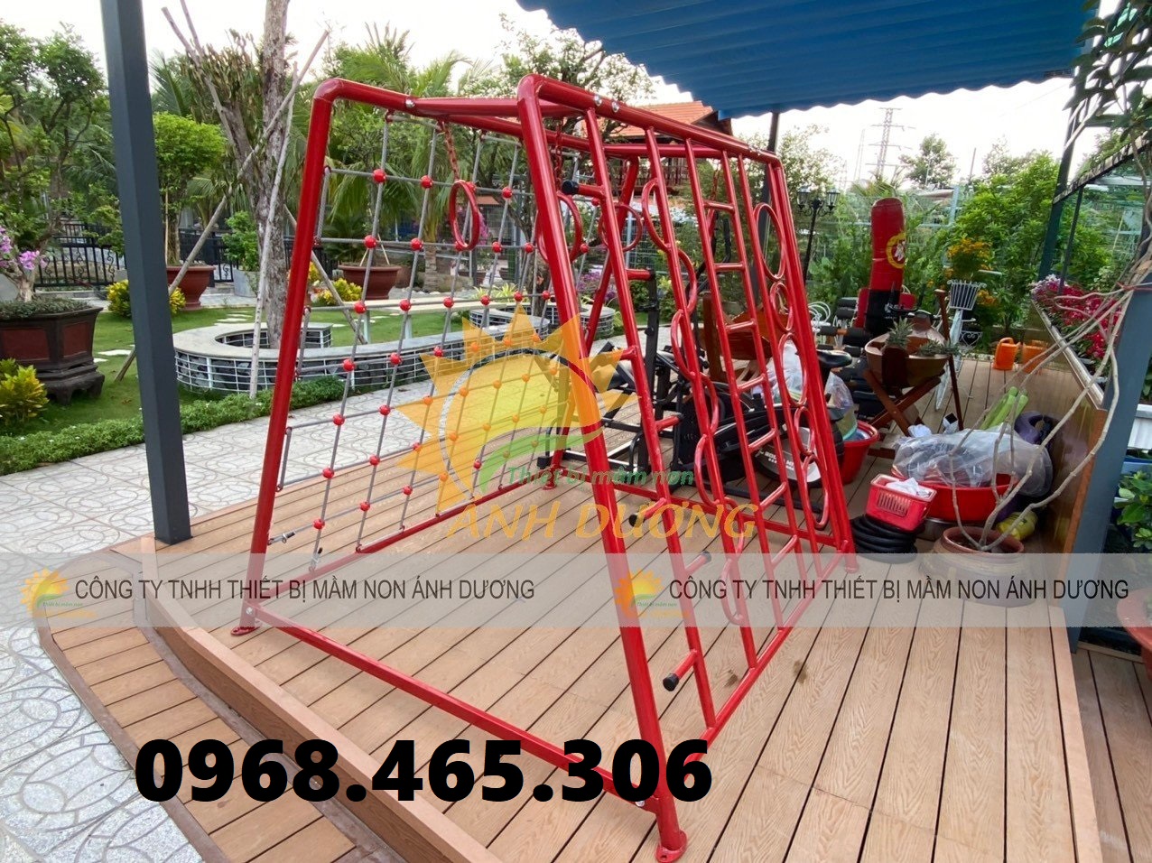 Thang leo thể chất mầm non, khung leo trèo trẻ em