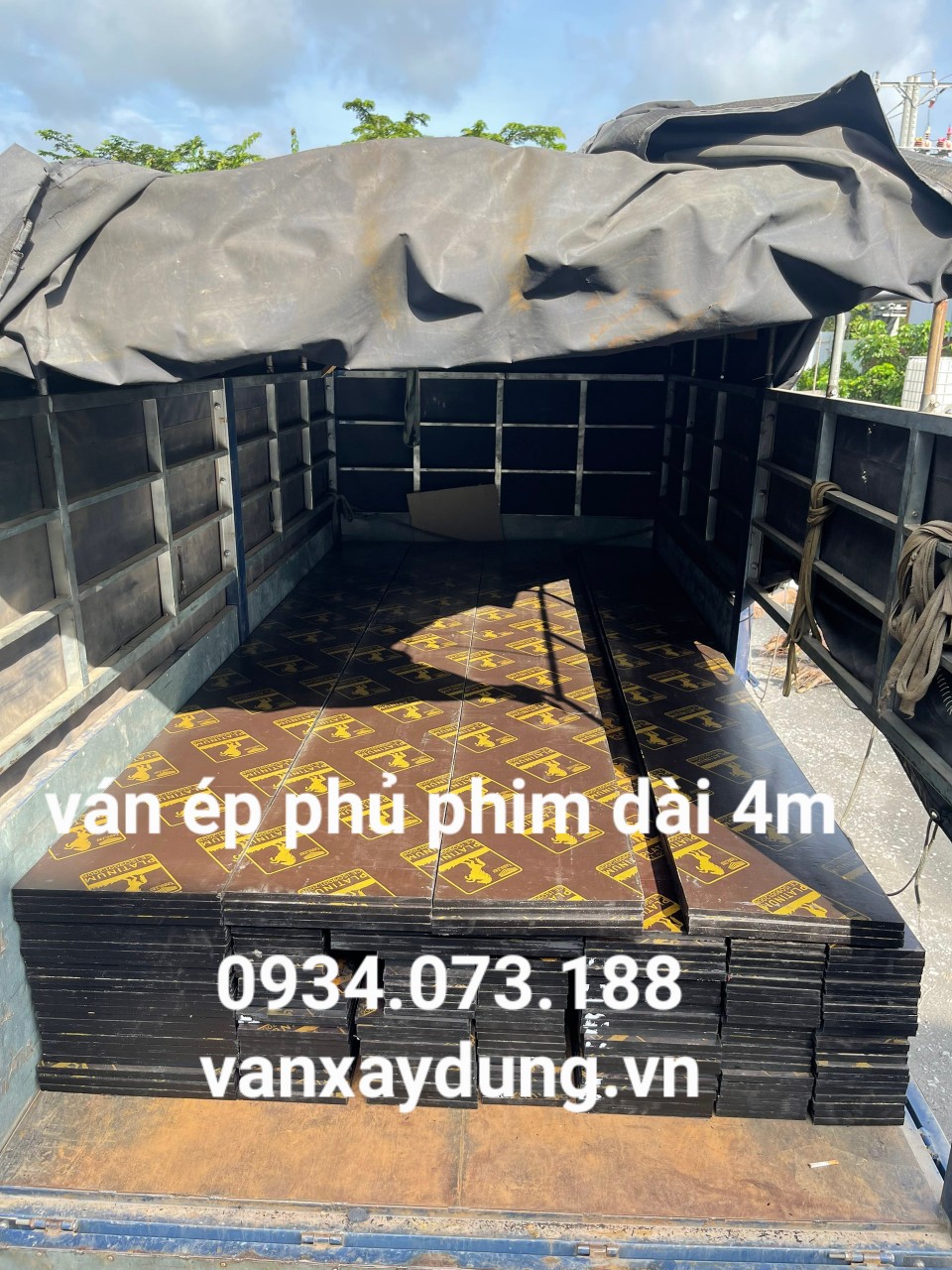 VÁN ÉP PHỦ PHIM DÀI 4M, CỐP PHA PHỦ PHIM 1MX2M