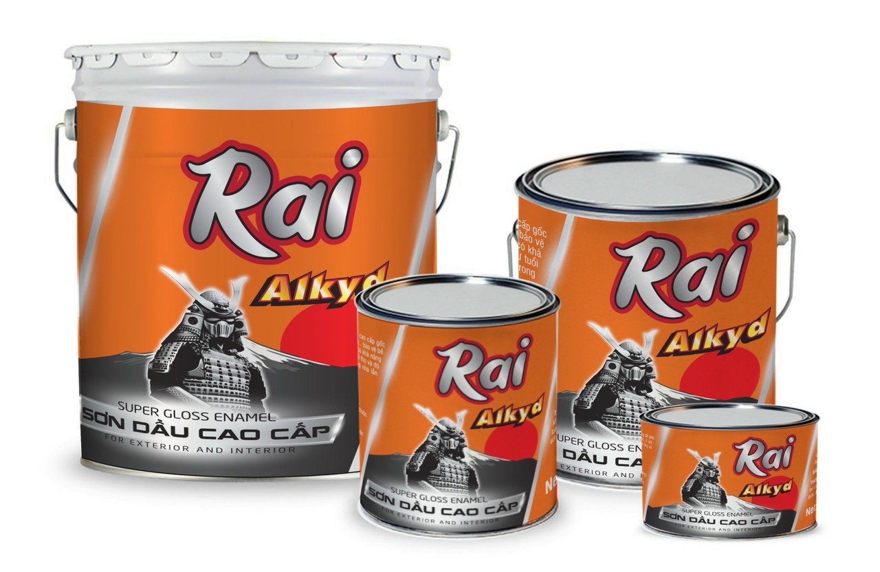 Sơn Dầu ALKYD RAI - Độ bền cao, màng sơn bóng, đẹp