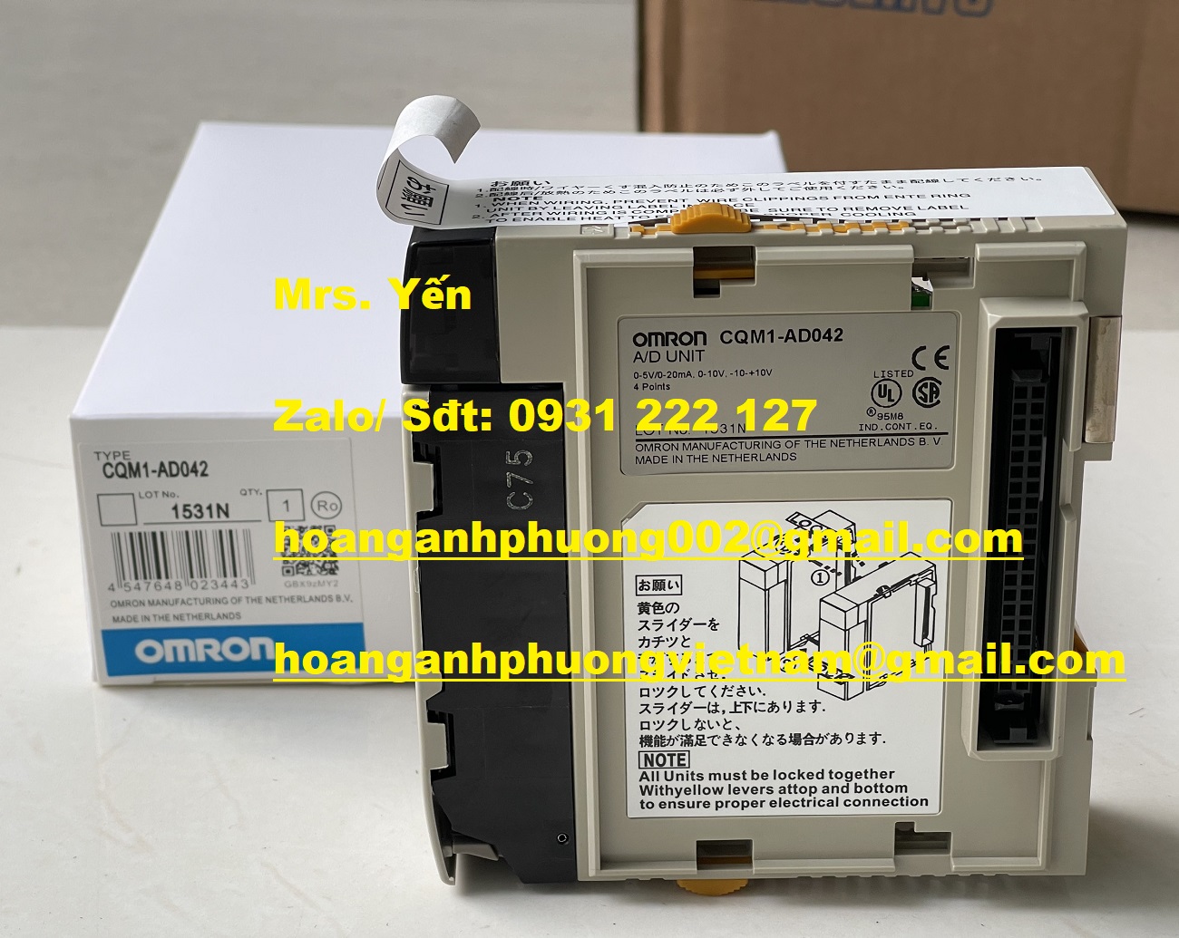 CQM1-AD042 PLC Omron | Nhận báo giá trực tiếp