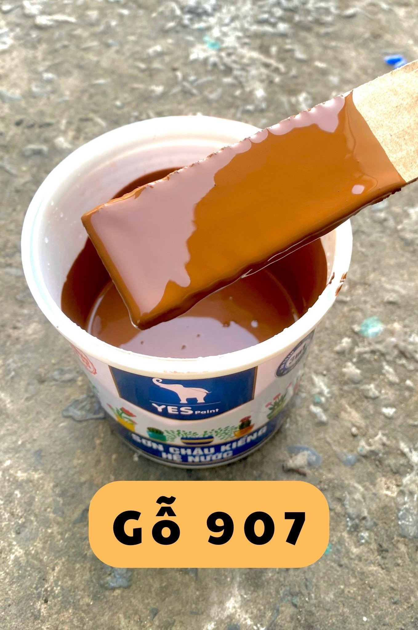 sơn chậu hệ nươc yes paint