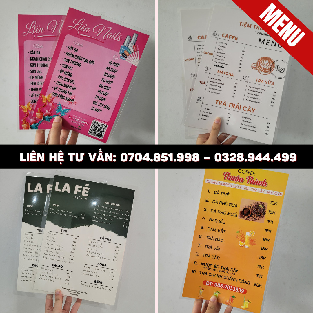 Thiết kế - In ấn - Thi công - Sản xuất