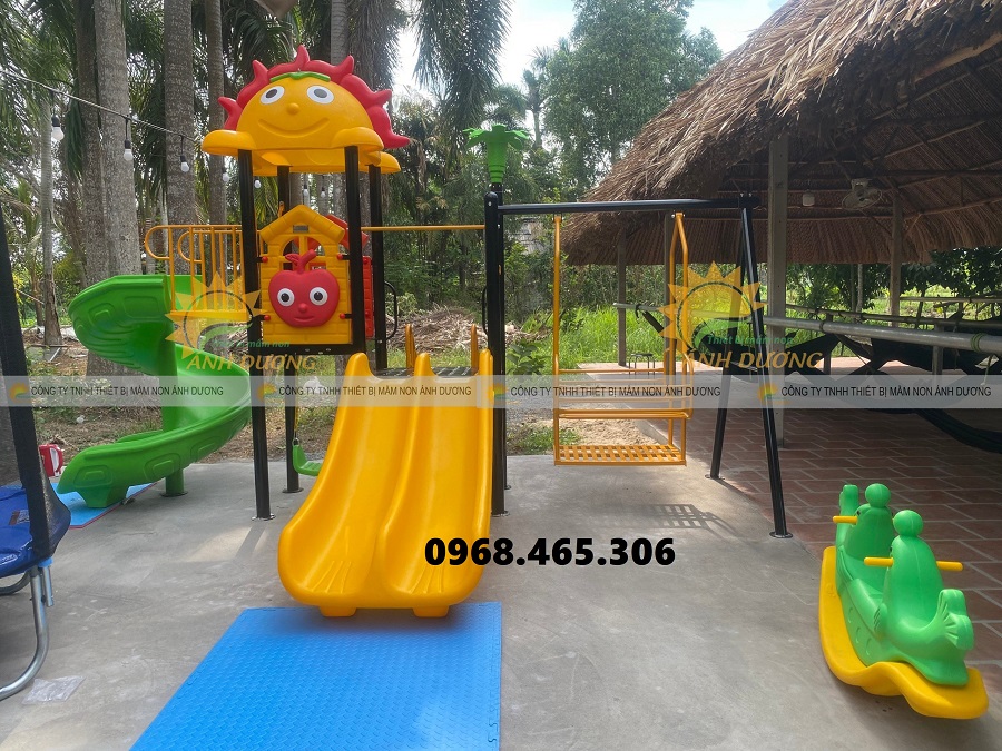 Cầu trượt liên hoàn trẻ em nhập khẩu, cầu trượt trẻ em ngoài trời chất lượng cao