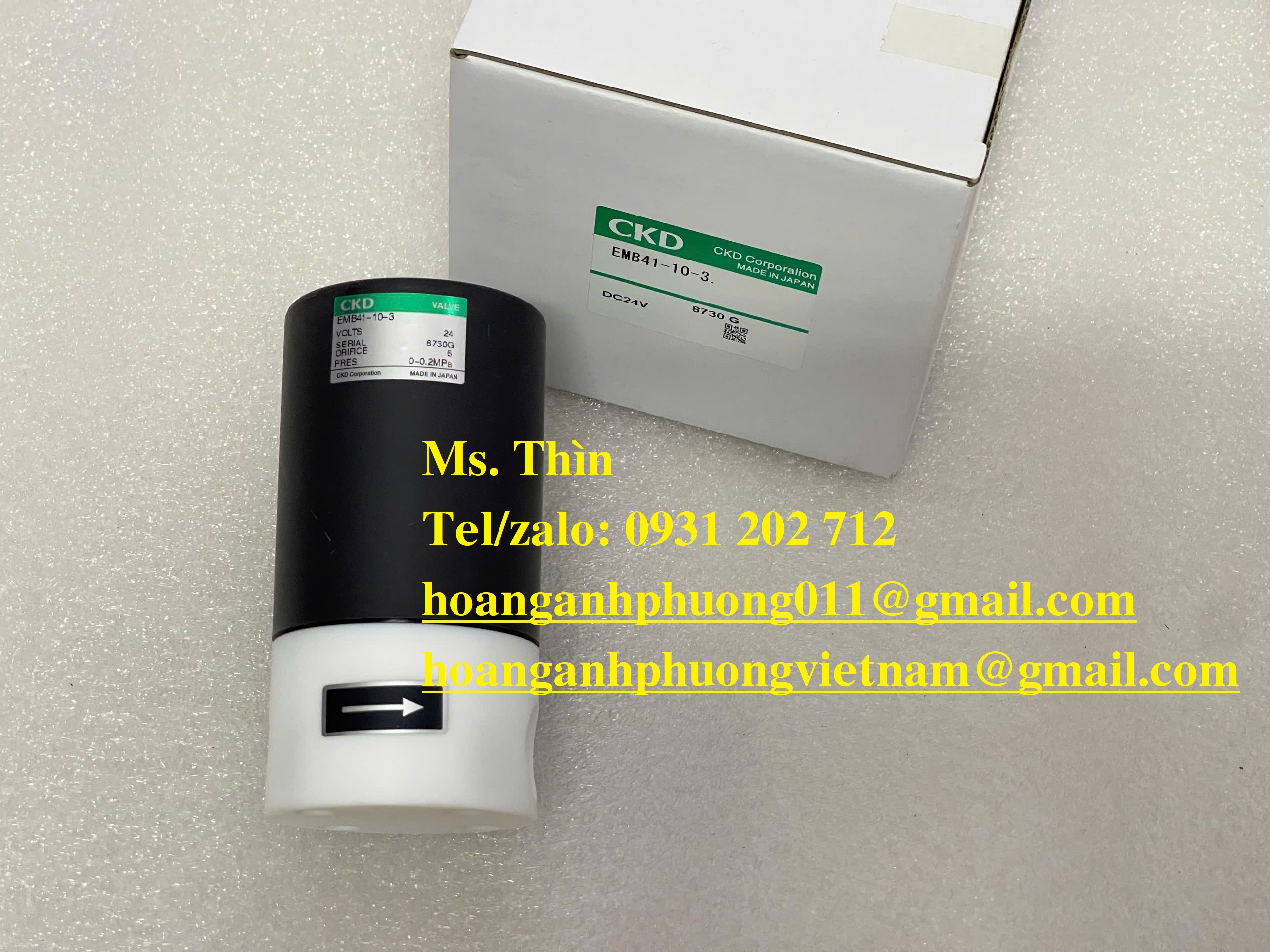 New 100% - Van CKD EMB41-10-3 - hàng nhập giá tốt