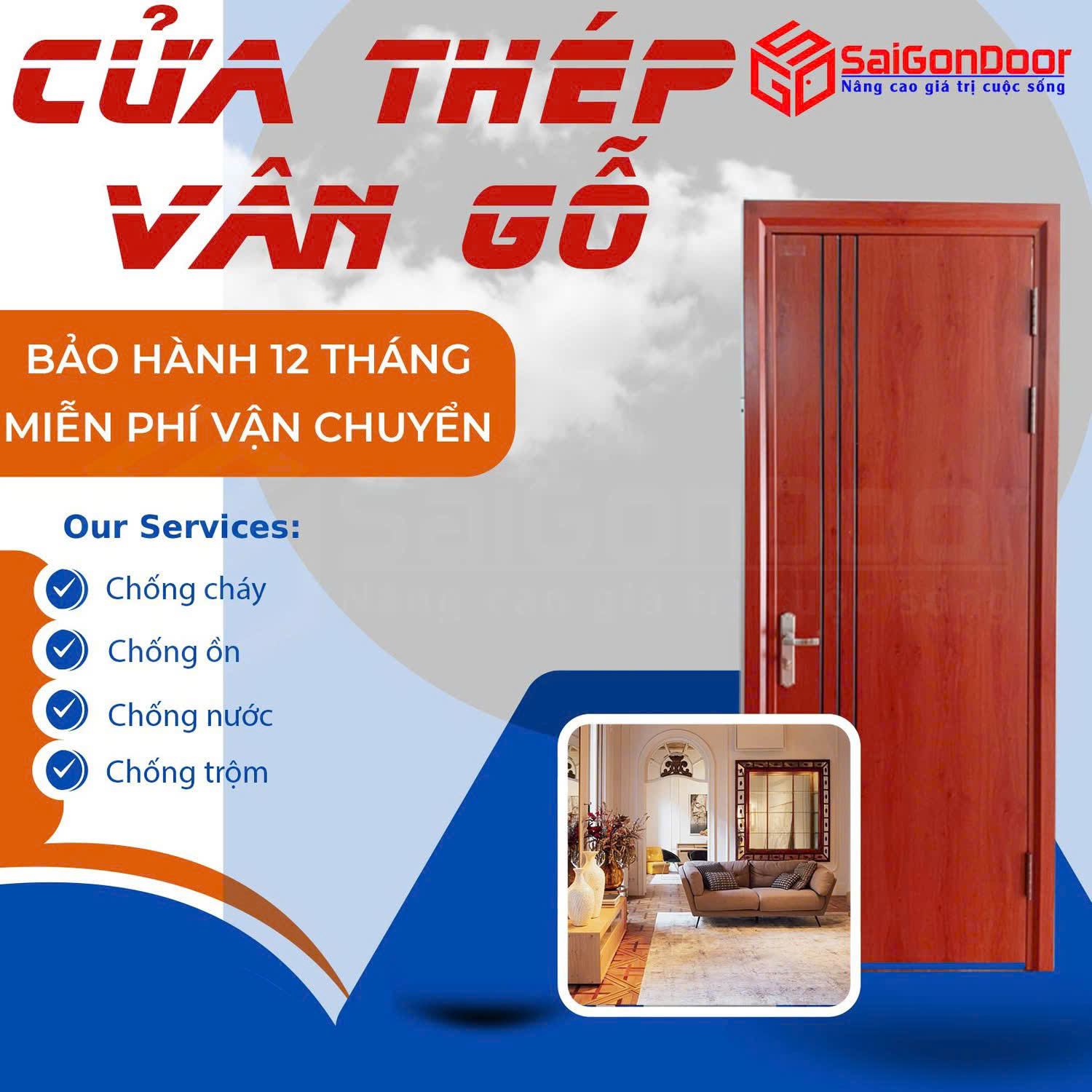 Cửa Thép Vân Gỗ Là Gì? Những Ưu Điểm Vượt Trội Và Bí Quyết Lựa Chọn Hoàn Hảo
