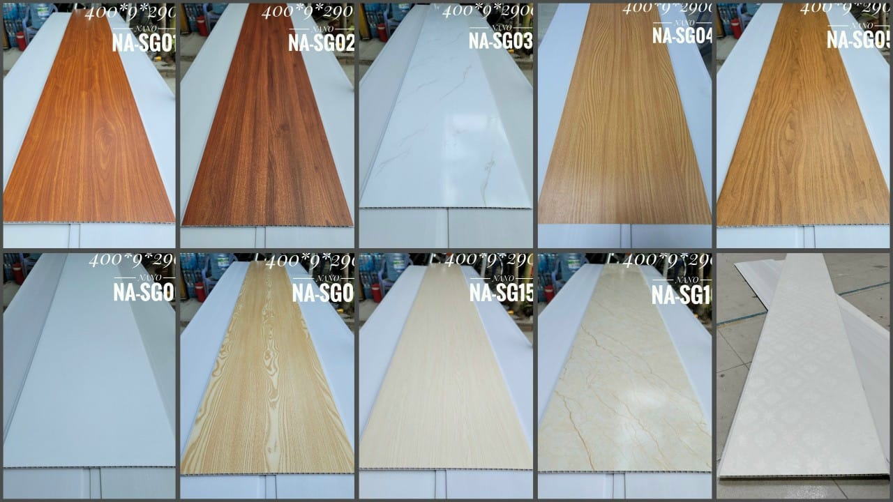 GỖ NHỰA LAM SÓNG ỐP TƯỜNG TRẦN