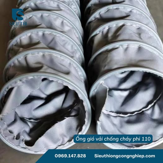 ỐNG GIÓ VẢI CHỐNG CHÁY PHI 110 GIÁ TỐT TẠI HOÀNG MAI