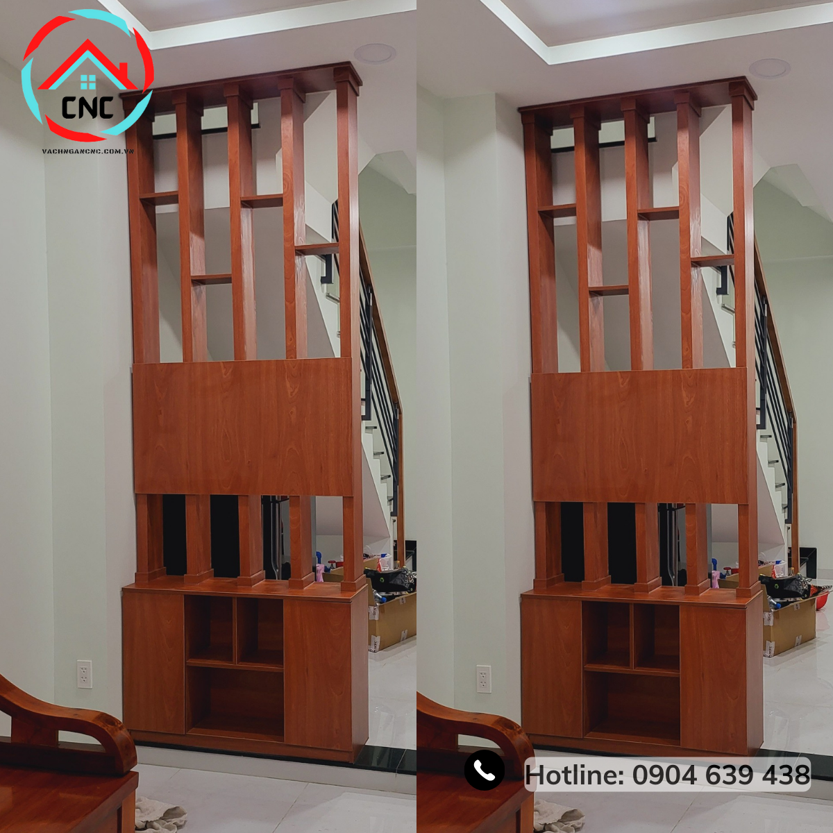 Vách Phòng Khách Hiện Đại Tạo Không Gian Sang Trọng và Tiện Nghi