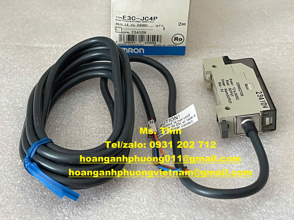 Cảm biến quang Omron, E3C-JC4P, hàng nhập