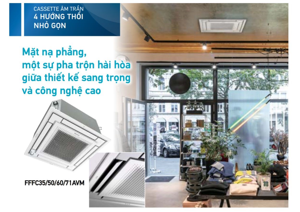 Máy Lạnh Âm Trần Daikin Inverter Tiết Kiệm Điện | Bền Bỉ, Êm Ái