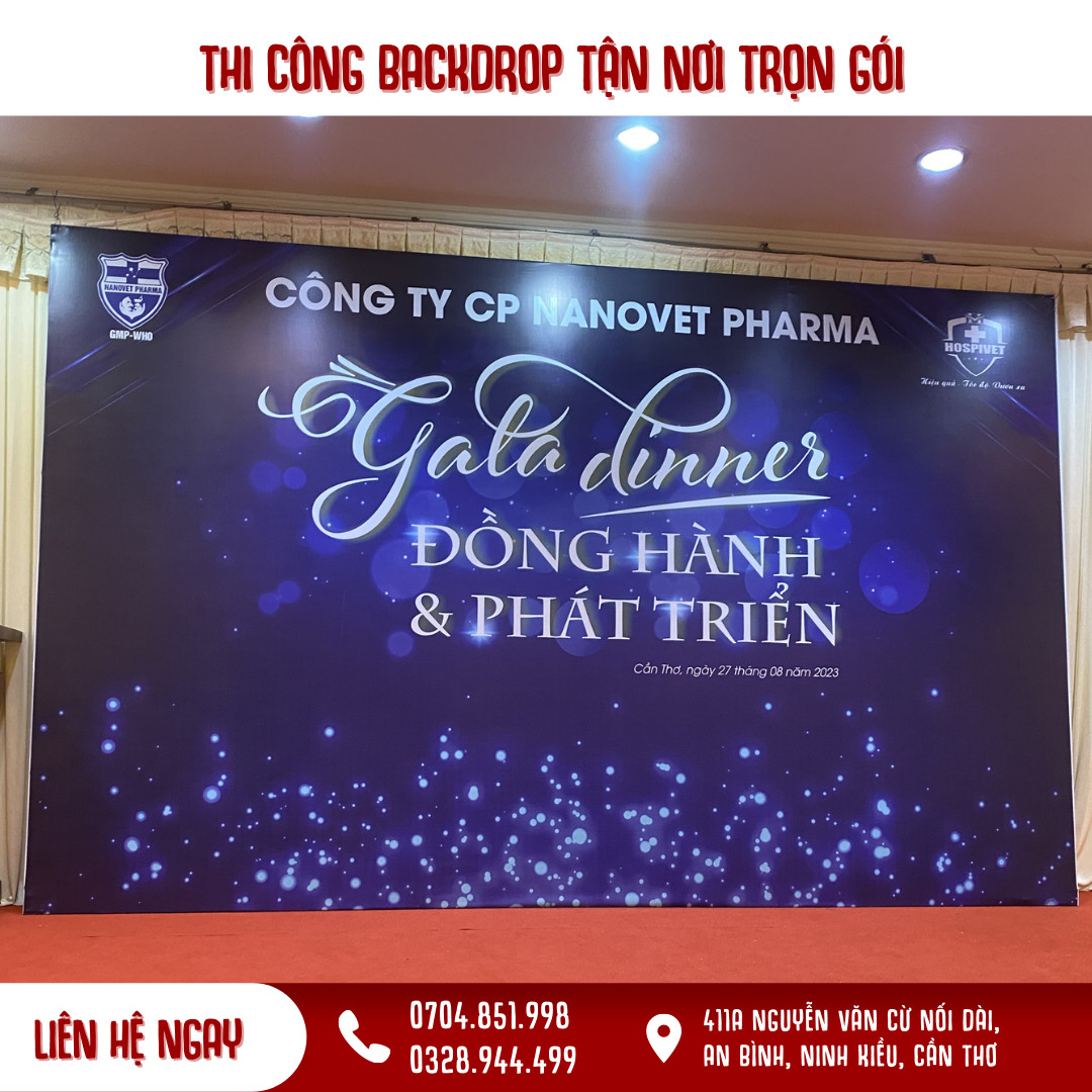 chuyên thi công backdrop tại cần thơ