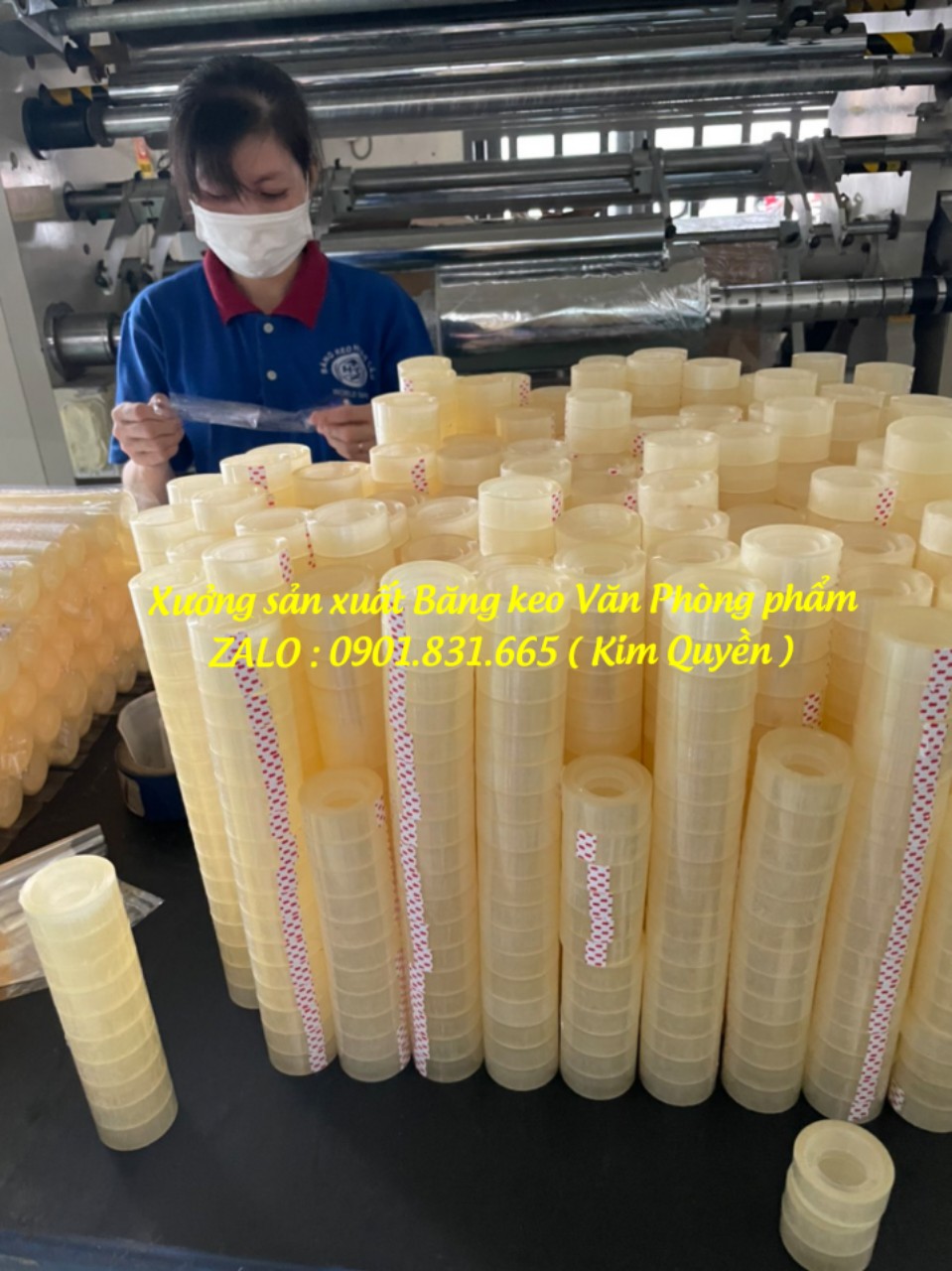 Xưởng Cung Cấp Sỉ Băng Keo Văn Phòng Phẩm 1F8 ( Cuộn nhỏ ) - Chất lượng, giá tốt