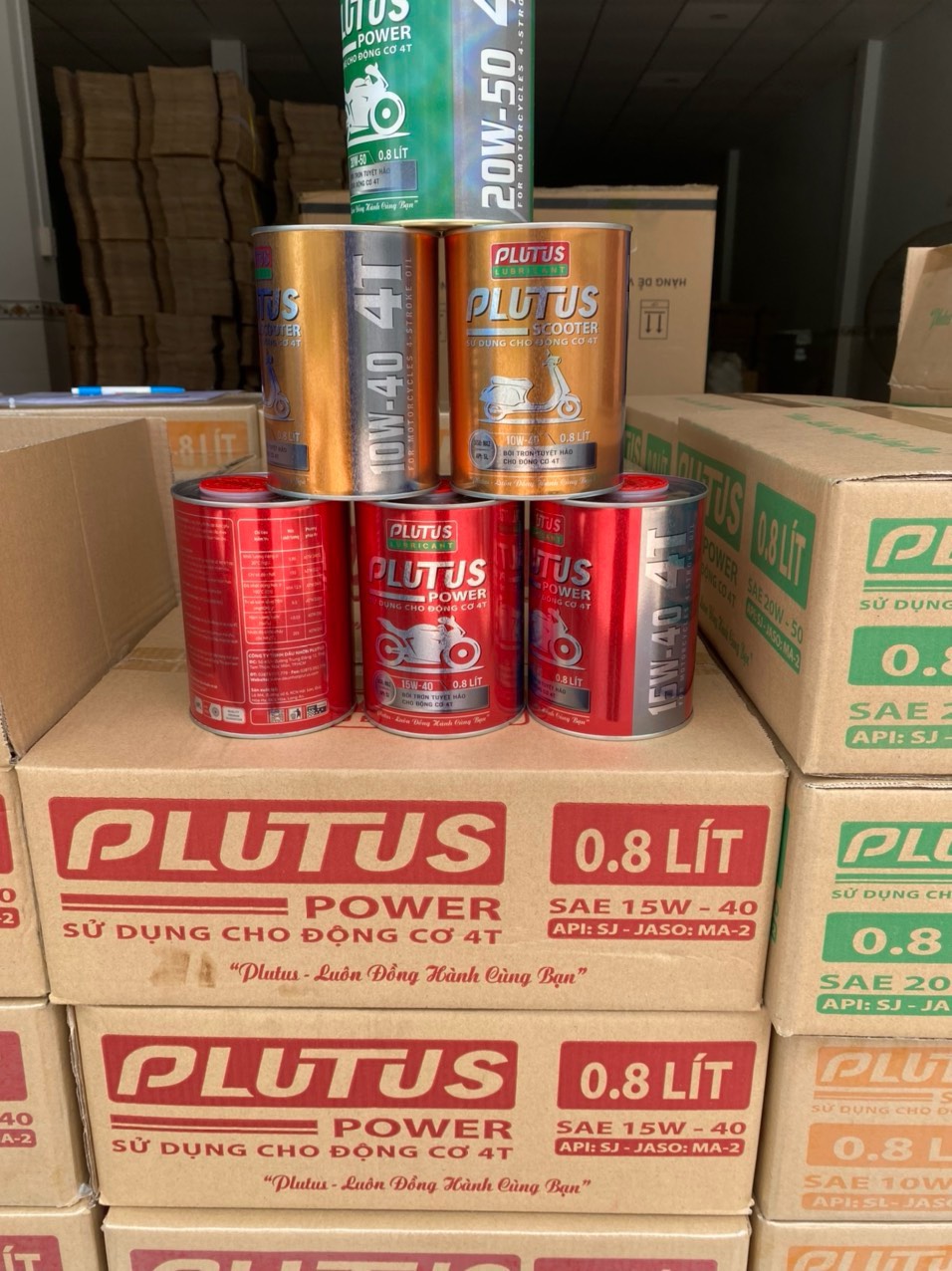 tìm đại lý hợp tác kinh doanh dầu nhớt xe máy Plutus