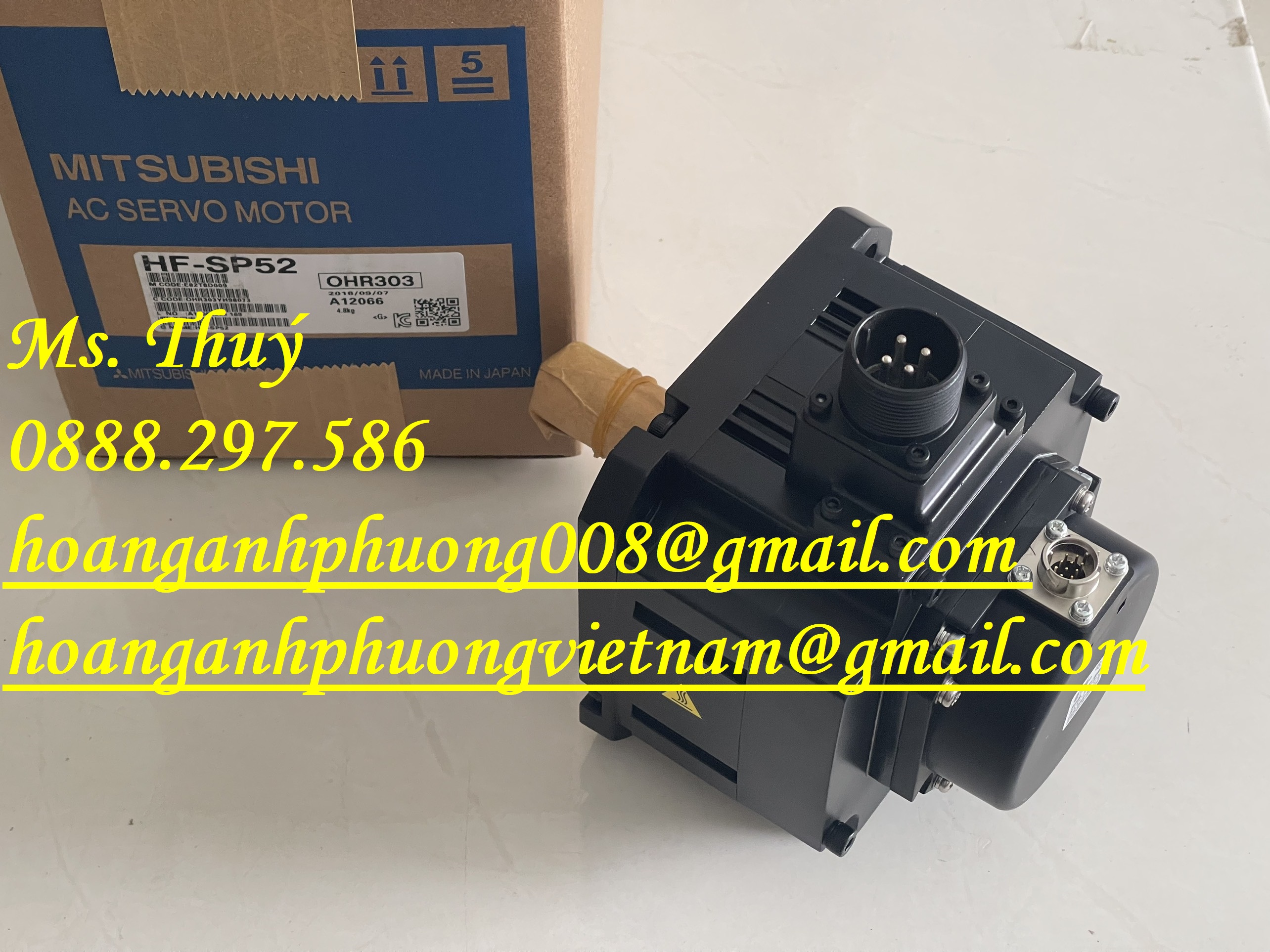 AC servo motor HF-SP52 - Mitsubishi nhập khẩu giá ưu đãi
